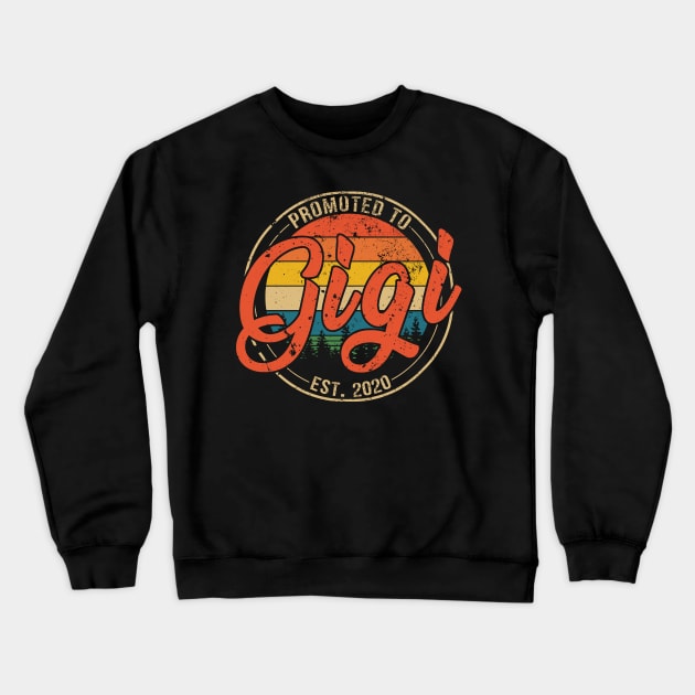 Promoted to Gigi Est 2020 Mothers Day Gift Crewneck Sweatshirt by Kagina